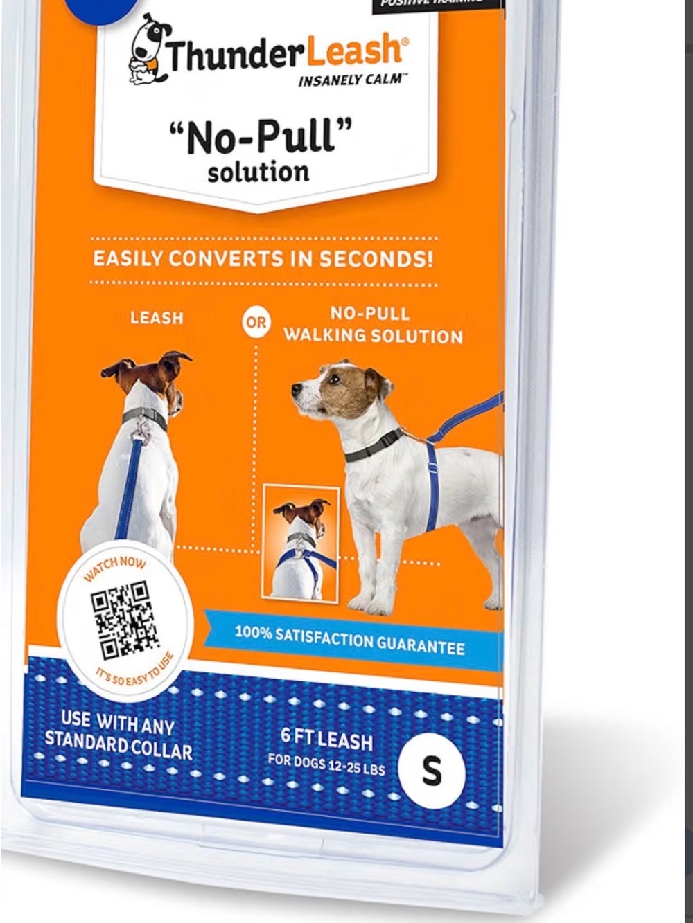 No-Pull Walking Solution Leash - Blue - Small
